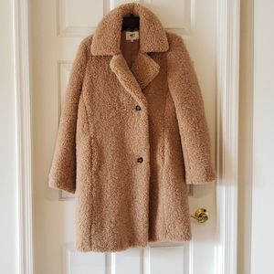 CAMEL TEDDY COAT